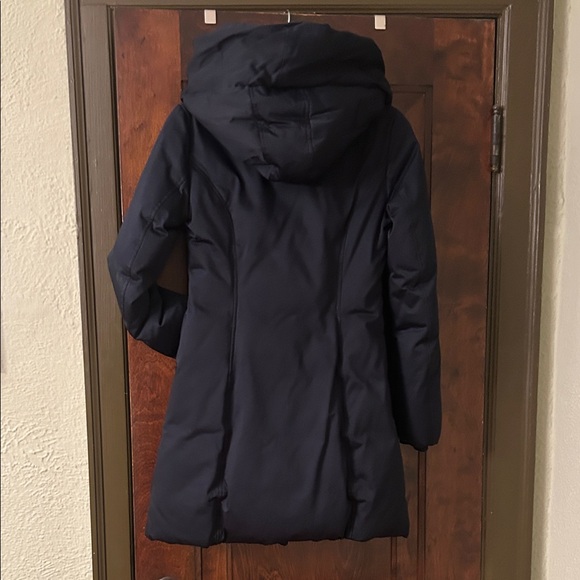 Soia & Kya luxury Women's Navy Hooded Coat - Picture 7 of 11